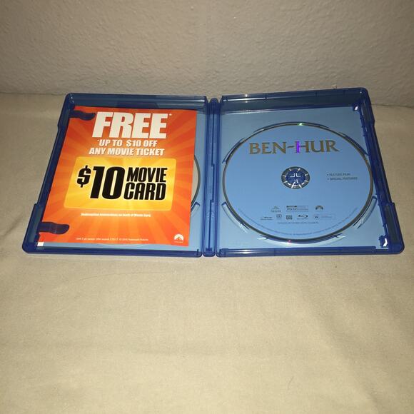 Blu-ray / Dvd Used Ben-Hur / Dvd Gods Of Egypt Lot Gerard Butler Coster-Waldau - Picture 6 of 7